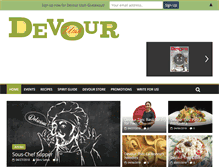 Tablet Screenshot of devourutah.com